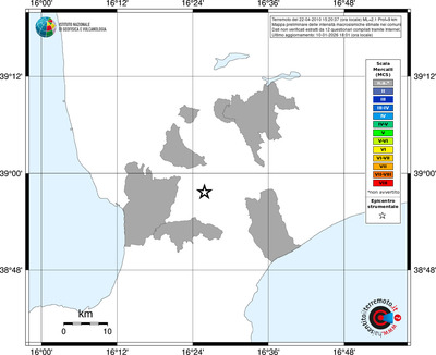 Mappa MCS - territori comuni