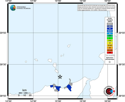 Mappa EMS - territori comuni