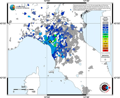 Mappa MCS - territori comuni