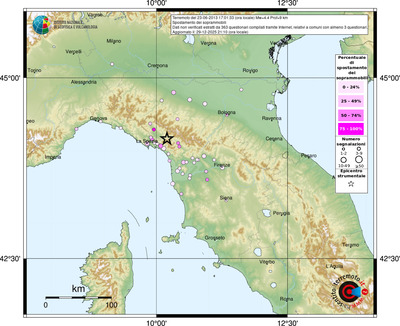 Mappa comuni con almeno 3 questionari