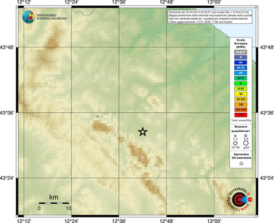Mappa EMS - località