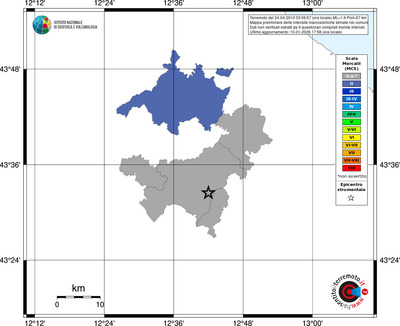 Mappa MCS - territori comuni