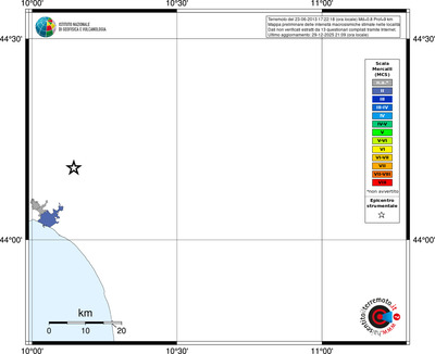 Mappa MCS - territori località