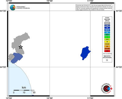 Mappa MCS - territori comuni