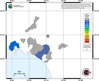 Mappa MCS - territori comuni