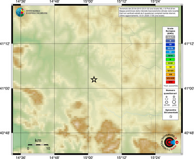 Mappa EMS - località