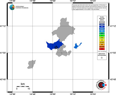 Mappa MCS - territori comuni