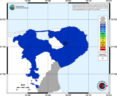 Mappa EMS - territori comuni