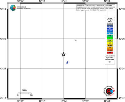 Mappa EMS - territori località