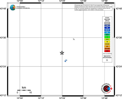 Mappa MCS - territori località