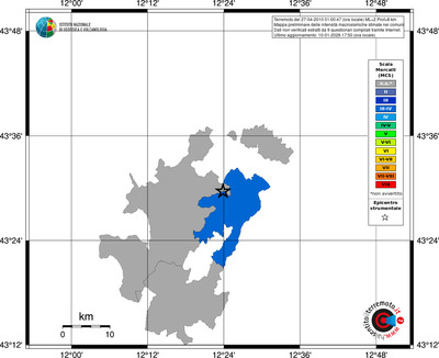 Mappa MCS - territori comuni