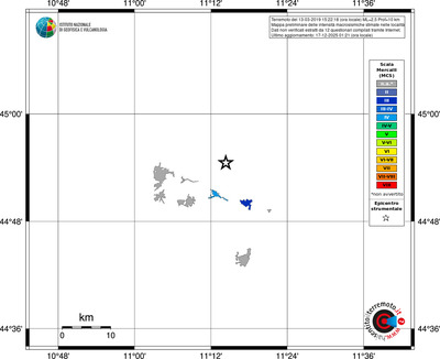 Mappa MCS - territori località