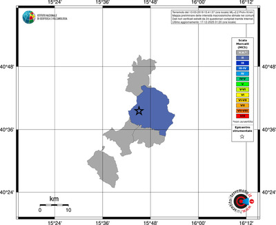 Mappa MCS - territori comuni