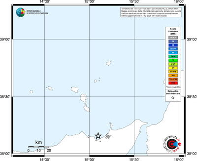 Mappa EMS - territori località