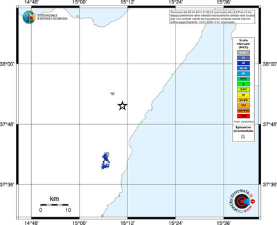Mappa MCS - territori località