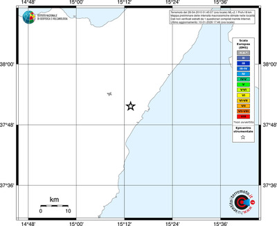 Mappa EMS - territori località