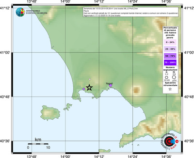 Mappa comuni con almeno 3 questionari
