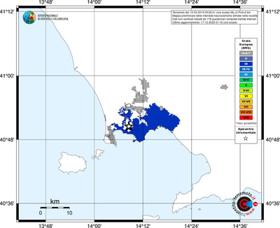 Mappa EMS - territori località