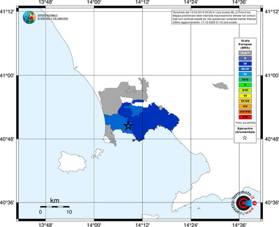 Mappa EMS - territori comuni