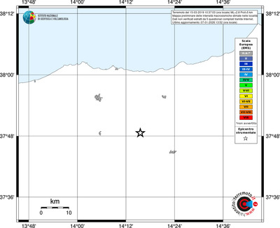Mappa EMS - territori località
