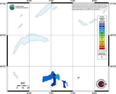 Mappa EMS - territori comuni
