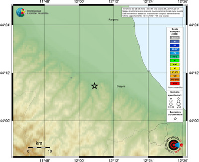 Mappa EMS - località