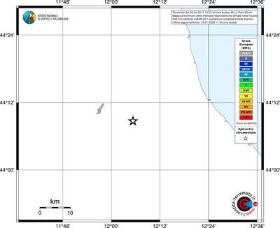 Mappa EMS - territori località