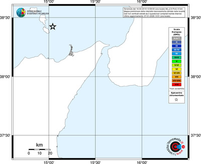 Mappa EMS - territori località