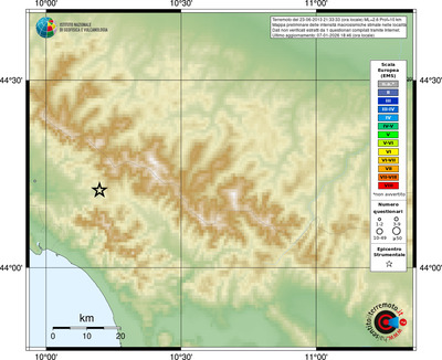 Mappa EMS - località