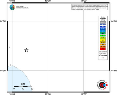 Mappa EMS - territori località