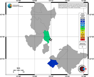 Mappa EMS - territori comuni