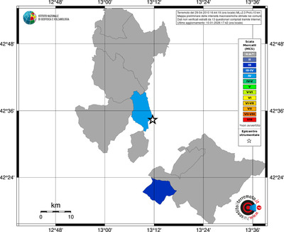 Mappa MCS - territori comuni