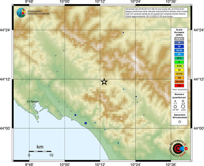 Mappa EMS - località