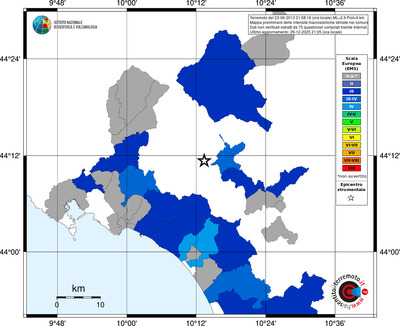 Mappa EMS - territori comuni