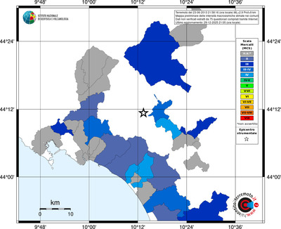 Mappa MCS - territori comuni