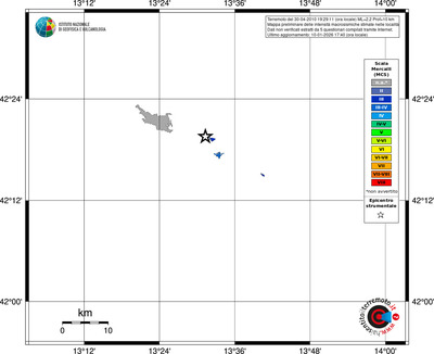 Mappa MCS - territori località