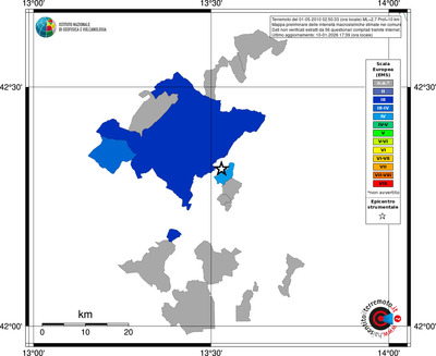 Mappa EMS - territori comuni
