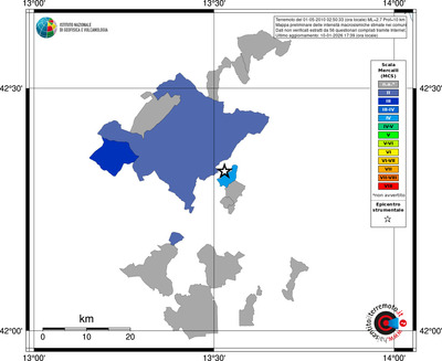 Mappa MCS - territori comuni