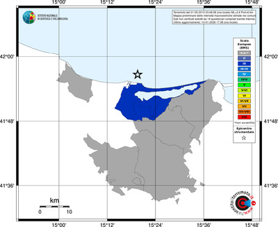 Mappa EMS - territori comuni