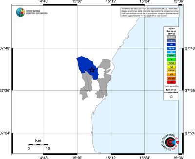 Mappa EMS - territori comuni