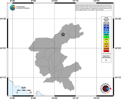 Mappa MCS - territori comuni