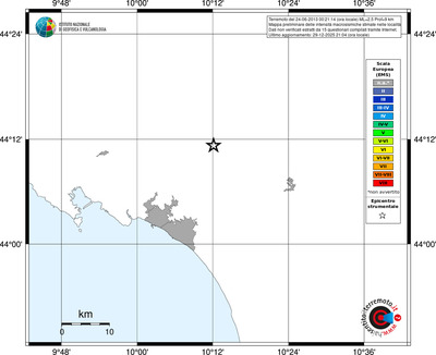 Mappa EMS - territori località