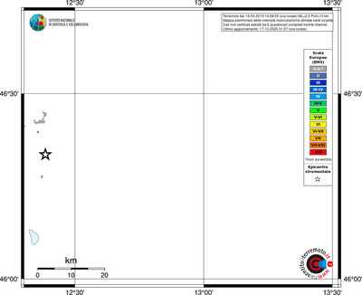 Mappa EMS - territori località