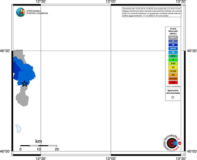 Mappa MCS - territori comuni