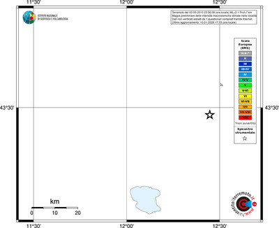 Mappa EMS - territori località