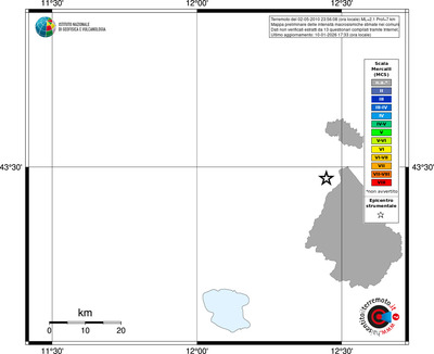Mappa MCS - territori comuni