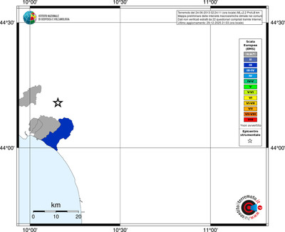 Mappa EMS - territori comuni