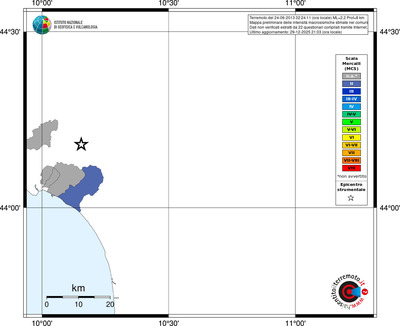 Mappa MCS - territori comuni