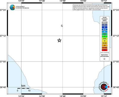 Mappa EMS - territori località