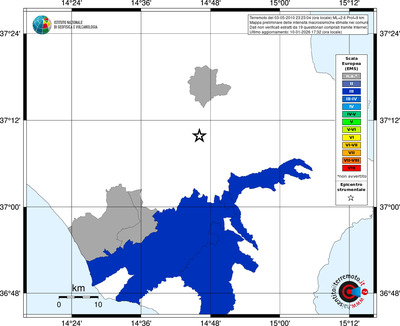 Mappa EMS - territori comuni